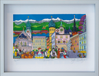 Rosenheim in 3D mit Aluminium-Rahmen