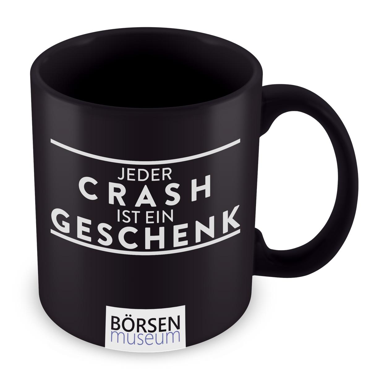 Kaffeetasse "Jeder Crash ist ein Geschenk"