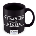 Kaffeetasse "Vermögen braucht Regeln"