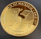Bronze-Mustermünze "boerse.de-Gold"