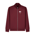 Zip-Sweatshirt "BÖRSE Rosenheim"-Kollektion burgunder