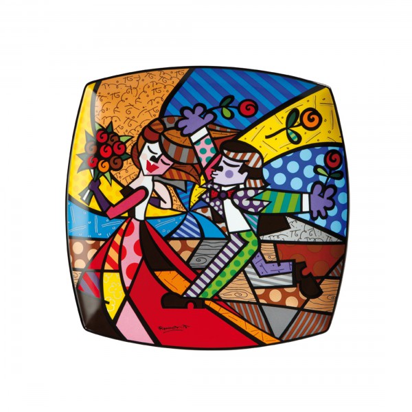 Follow Me - Wandbild Pop Art Romero Britto