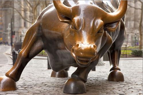 Bronze Wall Street Bull
