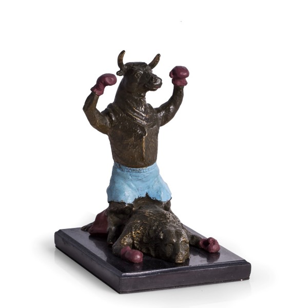 Bullenfigur "Sieger"