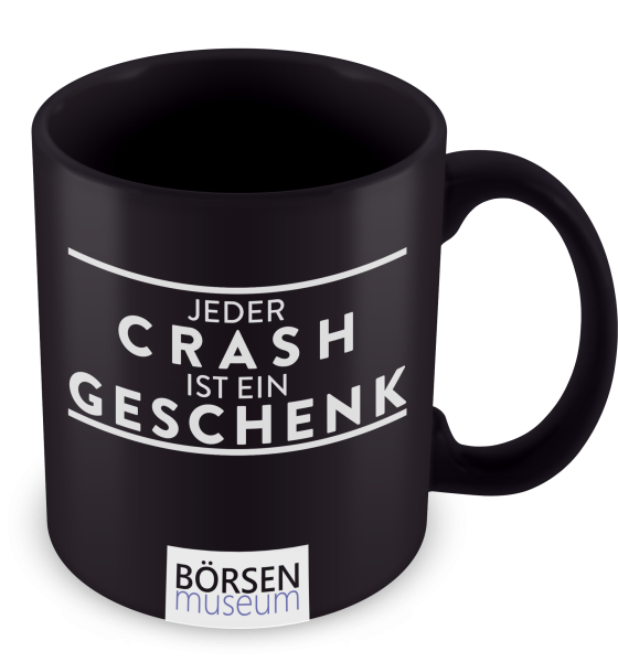 Kaffeetasse "Jeder Crash ist ein Geschenk"