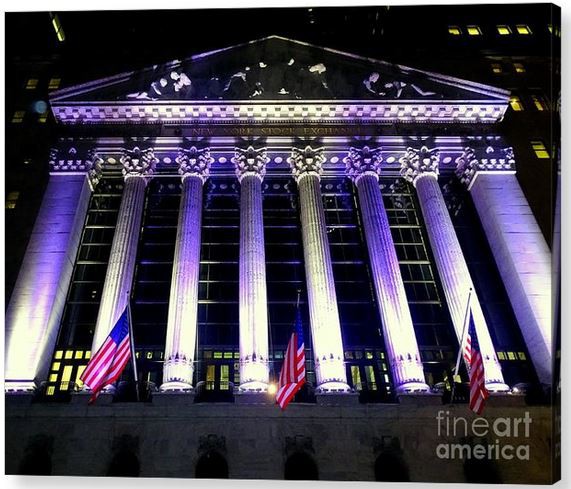 The New York Stock Exchange by Ed Weidman